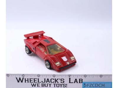Sideswipe Vintage Hasbro 1984 G1 Transformers BROKEN WINDOW, MISSING TIRE