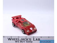 Sideswipe Vintage Hasbro 1984 G1 Transformers BROKEN WINDOW, MISSING TIRE