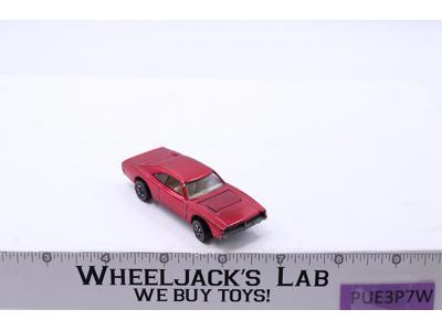 Custom Dodge Charger Rose Red 1968 1969 Hot Wheels Mattel Vintage Redline RL