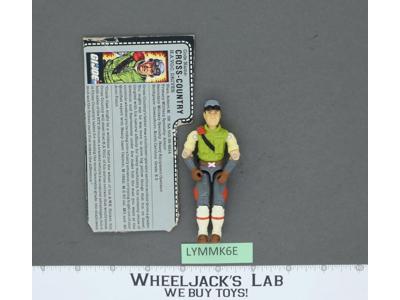 Cross Country V1 100% Complete G.I. Joe 1986 Hasbro Vintage Action Figure