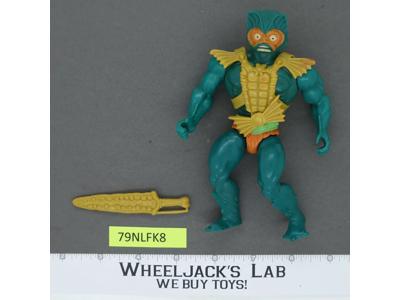 Mer-Man 100% Complete He-Man Masters of the Universe MOTU 1982 Mattel Vintage