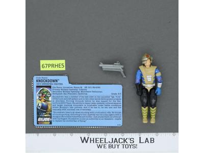 Knockdown V1 100% Complete G.I. Joe 1987 Hasbro Vintage Action Figure