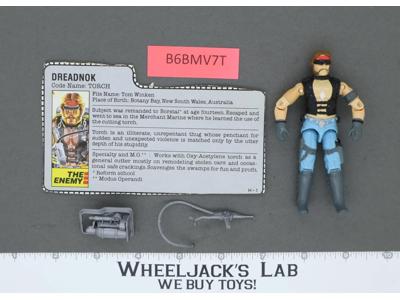 Torch V1 100% Complete G.I. Joe 1985 Hasbro Vintage Action Figure