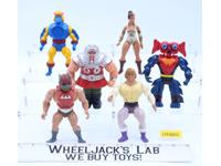 Lot of 6 (#1) He-Man Masters Of The Universe MOTU Vintage 1980s Mattel Figures