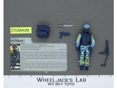 Shockwave V1 100% Complete G.I. Joe 1988 Hasbro Vintage Action Figure