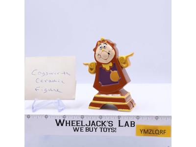 Cogsworth Ceramic Figurine Beauty and the Beast Disney 4" Vintage NEW MIB