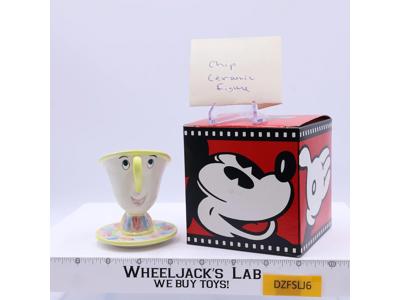 Chip Teacup Ceramic Figurine Beauty and the Beast Disney 4" Vintage NEW MIB