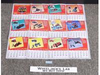 1987-1988 Calendar Poster & Vehicle Catalog MASK M.A.S.K. Kenner Vintage