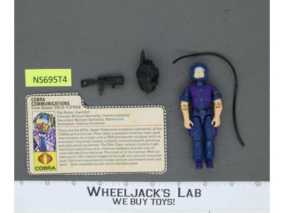 Tele-Vipers V1 100% Complete G.I. Joe 1985 Hasbro Vintage Action Figure