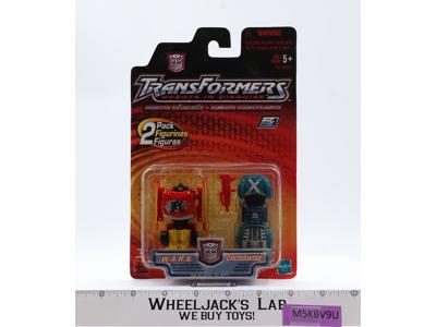 W.A.R.S. & Crosswire Transformers Robots In Disguise RID 2001 Hasbro NEW SEALED