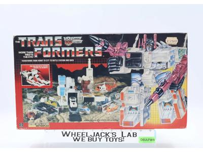 Metroplex W/BOX & INSERT 100% Complete 1985 Vintage G1 Transformers Figure
