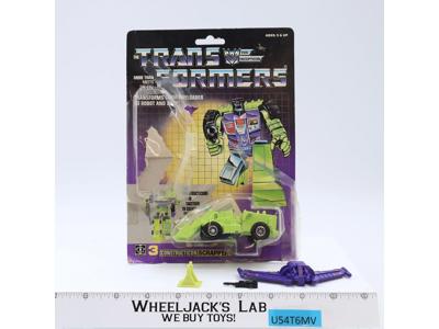 Scrapper 100% Complete W/CARDBACK & BUBBLE G1 Transformers Vintage Figures