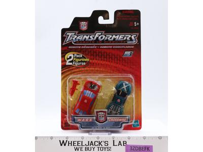 W.A.R.S. & Crosswire Transformers Robots In Disguise RID 2001 Hasbro NEW SEALED