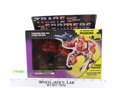 Rampage w/ Box & Insert 100% Complete 1986 Vintage G1 Transformers Figure