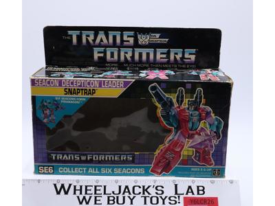 Snaptrap EMPTY BOX 1988 Vintage Hasbro G1 Transformers Action Figure