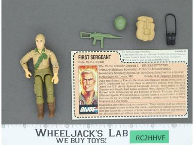 Duke V1 100% Complete No Holes G.I. Joe 1983 Hasbro Vintage Action Figure