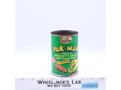 Pac-Man Pasta in Spaghetti Sauce W/ Cheese Flavor 1984 Chef Boyardee EMPTY