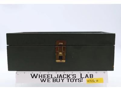 G.I. Joe Wooden Footlocker 1964 Hasbro Vintage Action Figure Accessory
