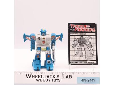 Topspin 100% Complete WORKS 1985 Vintage Hasbro G1 Transformers Action Figure