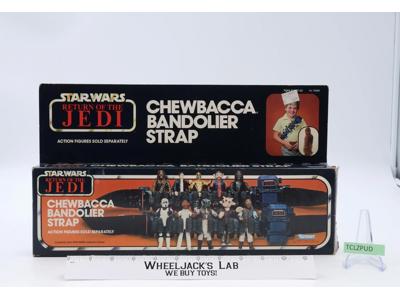 Chewbacca Bandolier Strap W/Box ROTJ 1983 Star Wars Vintage Kenner Action Figure