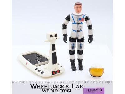 Major Matt Mason Space Sled Helmet 1966 Mattel Action Figure NO BROKEN WIRES