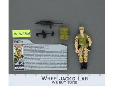 Repeater V1 100% Complete G.I. Joe 1988 Hasbro Vintage Action Figure