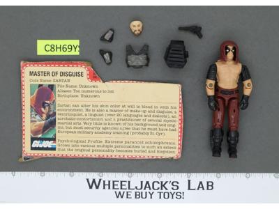 Zartan V1 100% Complete G.I. Joe 1984 Hasbro Vintage Action Figure