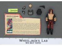 Zartan V1 100% Complete G.I. Joe 1984 Hasbro Vintage Action Figure