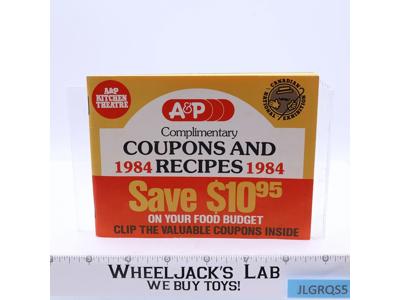 Atari Sweepstakes Advertising  A&P Coupons and Recipes 1984 Kitchen Theatre