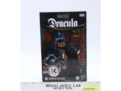 Dracula X Draculus Transformers Universal Monsters 2021 Hasbro Figure NEW SEALED