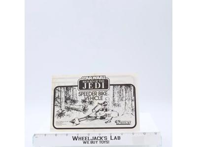 Speeder Bike Vehicle Manual Instructions ORIGINAL 1983 Star Wars Kenner