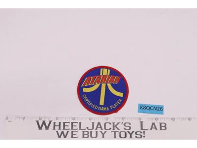 ATARIAN Certified Game Player Atari Embroidered Patch, Unused