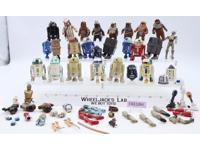 Lot of 26 Modern Star Wars 1990-2010s Hasbro Action Figures + Accessories