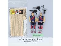 Tomax & Xamot V1 RED CARD BACK Complete G.I. Joe 1985 Hasbro Vintage Figure