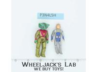 Fang & Mercury Dino Riders English Siso 1989 Tyco Vintage Action Figures