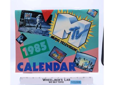 MTV Music Television 1985 Calendar Vintage TV Advertising Promo