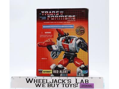 Red Alert Transformers Commemorative Series Reissue 2002 Hasbro NEW SEALED