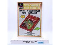 Atari Video Game Owners Club Bulletin Demons to Diamonds Sept 1982 Periodical