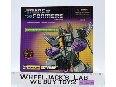 Skywarp Transformers Commemorative Series Reissue 2002 Hasbro Figure NEW SEALED