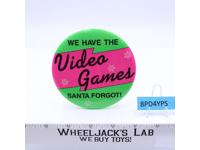 5" Video Games Pin Badge Button