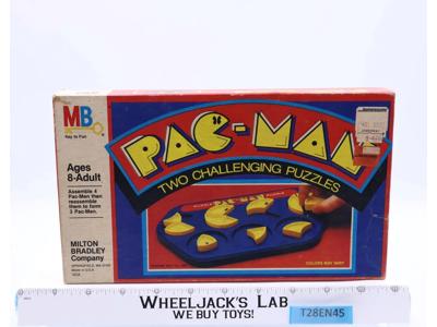 Pac-Man Two Challenging Puzzles 1980 Milton Bradley Company Vintage NEW