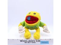 Pac-Man Bean Bag Plush 1982 Bally Midway Knickerbocker Vintage