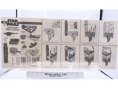 Death Star Space Station Instruction Manual Only Kenner 1978 Vintage