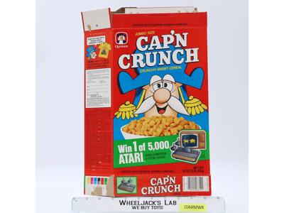 Cap'n Crunch Win Atari 2600 Prize Offer 1982 Quaker Oats Vintage EMPTY BOX