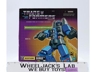 Dirge Transformers Commemorative Series Reissue 2003 Hasbro Figure NEW SEALED