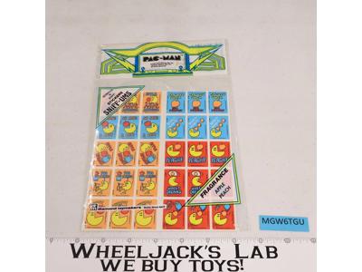 Pac-Man Scratch & Sniff Stickers 1980 Apple & Peach
