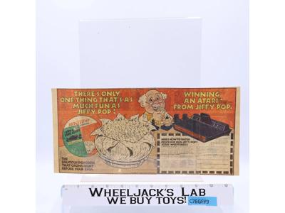 Jiffy Popcorn Atari Video Games Sweepstakes Entry Form 1982 Vintage