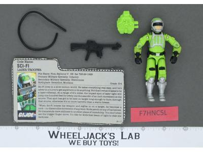 Sci-Fi V1 100% Complete G.I. Joe 1986 Hasbro Vintage Action Figure