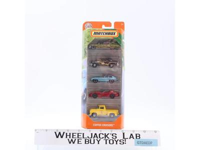 5 Pack Cars Coffee Cruisers MBX Road Trip 5x Matchbox 2018 NEW MISB