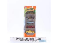 5 Pack Cars Coffee Cruisers MBX Road Trip 5x Matchbox 2018 NEW MISB